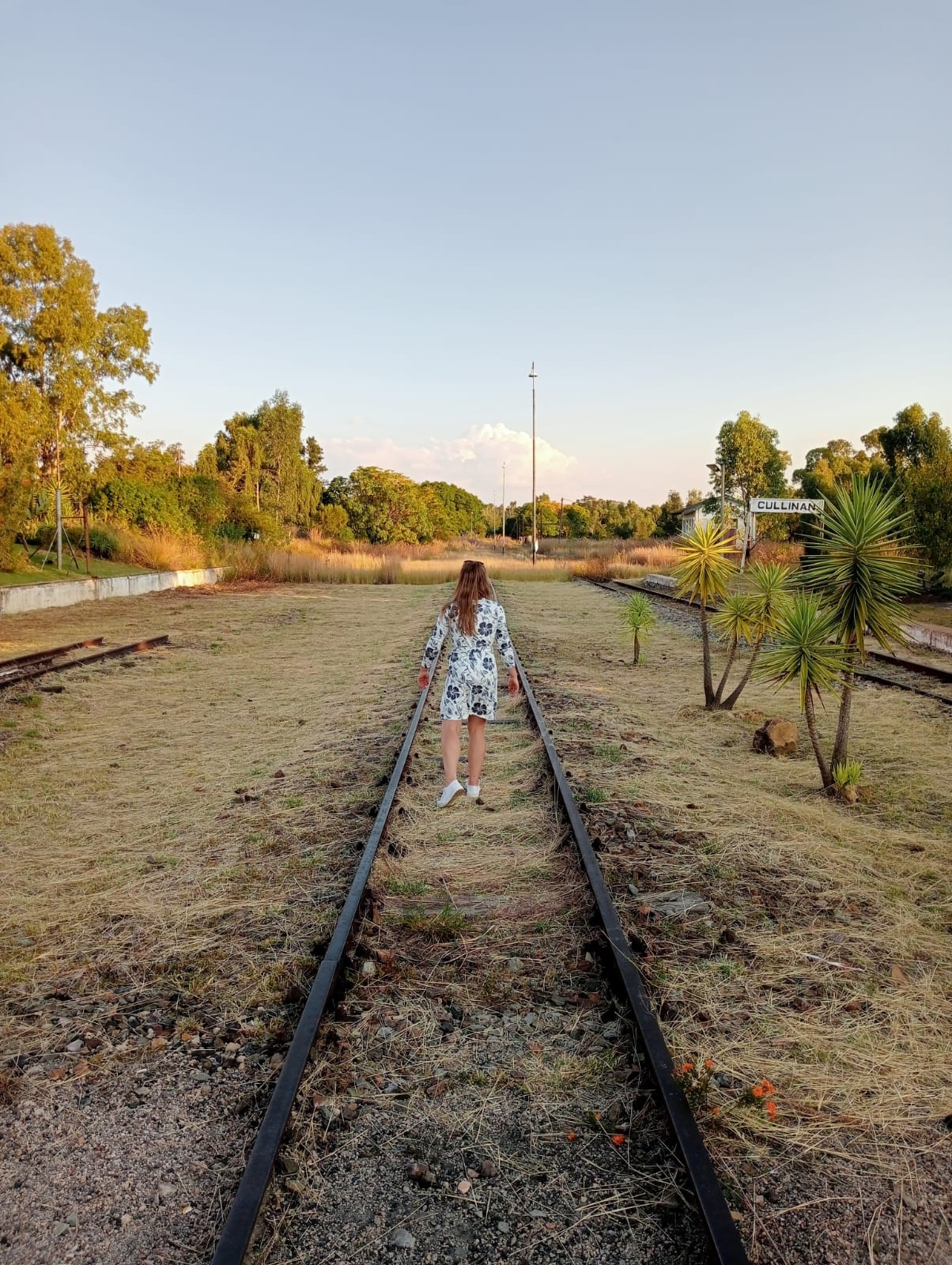 Oppiestasie Restuarant - Ange ventures Train Tracks Photo Opertunity at Oppistasie Restaurant