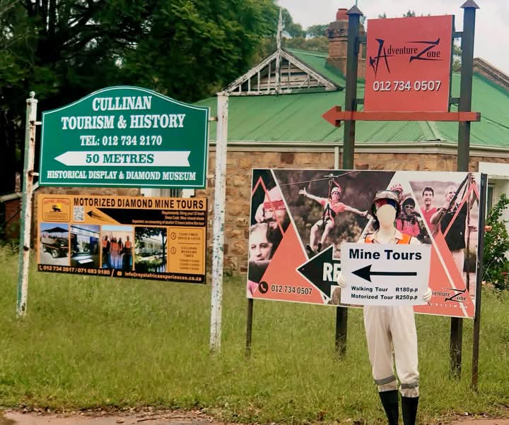 Cullinan signage Quirky Signboards about the town