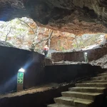 Stair to the exit of the caves